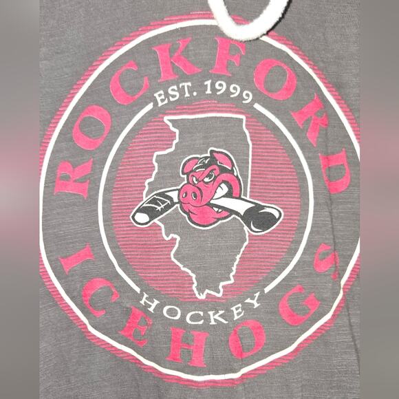 Rockford Ice hogs long sleeve tshirt size L - Picture 2 of 4